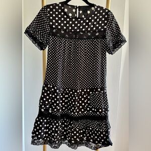 Marc Jacobs - size 4 - black and white polka dot sun dress